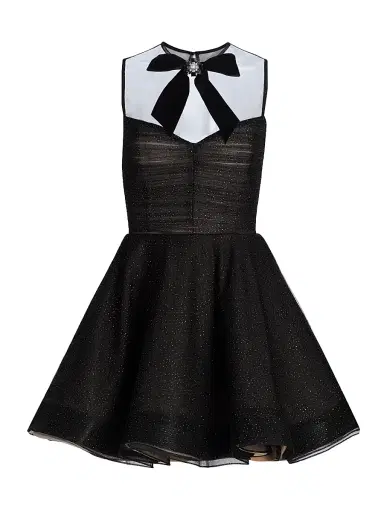 Bronx and Banco Women's Charlotte Bow Illusion Minidress - Black | Thumbnail 1 Bronx and Banco Women's Charlotte Bow Illusion Minidress - Black | Thumbnail 1