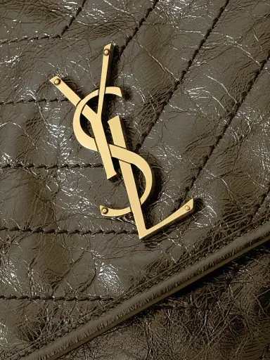 Saint Laurent Women's Niki Medium Shoulder Bag in Vintage Leather - Light Musk | Thumbnail 8 Saint Laurent Women's Niki Medium Shoulder Bag in Vintage Leather - Light Musk | Thumbnail 8