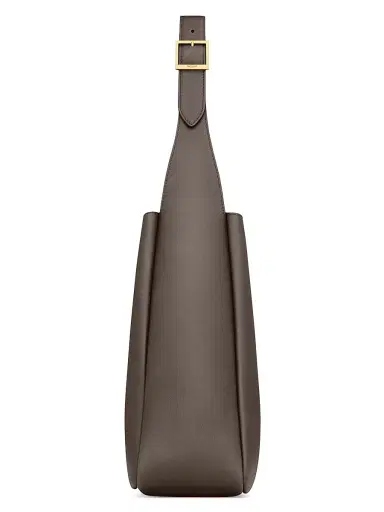 Saint Laurent Women's Le 5 à 7 Supple Large Shoulder Bag in Grained Leather - Urban Grey | Thumbnail 3 Saint Laurent Women's Le 5 à 7 Supple Large Shoulder Bag in Grained Leather - Urban Grey | Thumbnail 3