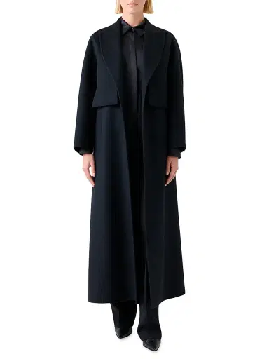 Akris Women's Zendaya Cashmere Duo Coat - Black | Thumbnail 3 Akris Women's Zendaya Cashmere Duo Coat - Black | Thumbnail 3