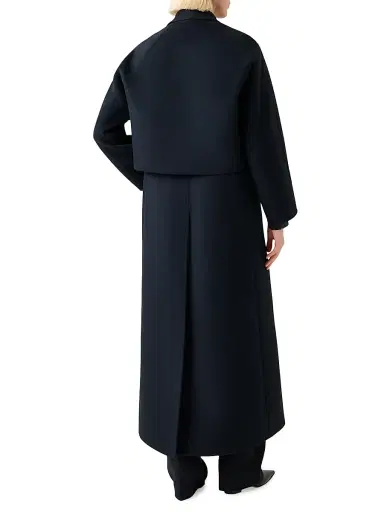 Akris Women's Zendaya Cashmere Duo Coat - Black | Thumbnail 5 Akris Women's Zendaya Cashmere Duo Coat - Black | Thumbnail 5