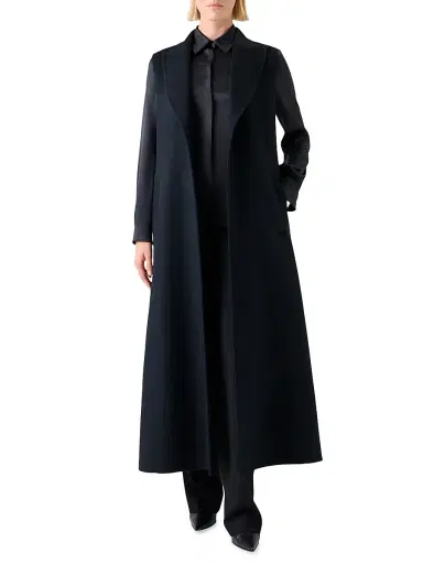 Akris Women's Zendaya Cashmere Duo Coat - Black | Thumbnail 6 Akris Women's Zendaya Cashmere Duo Coat - Black | Thumbnail 6
