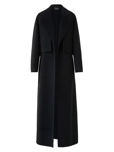 Akris Women's Zendaya Cashmere Duo Coat - Black | Thumbnail 1 Akris Women's Zendaya Cashmere Duo Coat - Black | Thumbnail 1