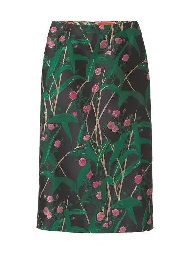La DoubleJ Women's Pencil Skirt - Bamboo Jacquard Black | Thumbnail 1 La DoubleJ Women's Pencil Skirt - Bamboo Jacquard Black | Thumbnail 1