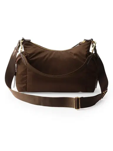 Prada Women's Explore Re-Nylon and Leather Shoulder Bag - Dark Brown | Thumbnail 3 Prada Women's Explore Re-Nylon and Leather Shoulder Bag - Dark Brown | Thumbnail 3