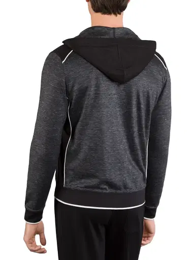 Stefano Ricci Men's Hooded Full Zip Sweater - Dark Grey - Size 52 | Thumbnail 3 Stefano Ricci Men's Hooded Full Zip Sweater - Dark Grey - Size 52 | Thumbnail 3
