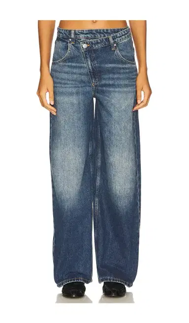 Seventy + Mochi Seventy + Mochi Cross Over Lia Wide Leg Jeans | Thumbnail 1 Seventy + Mochi Seventy + Mochi Cross Over Lia Wide Leg Jeans | Thumbnail 1