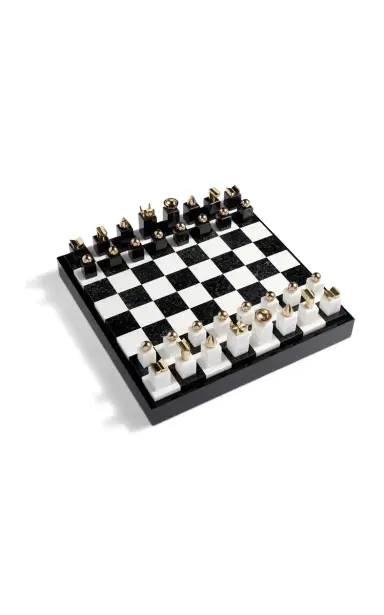 L'Objet Deco Marble Chess Set - Multi | Thumbnail 1 L'Objet Deco Marble Chess Set - Multi | Thumbnail 1