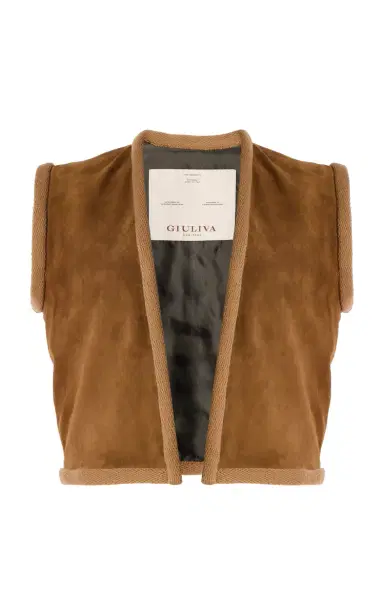 Giuliva Heritage The Lia Suede Vest | Thumbnail 1 Giuliva Heritage The Lia Suede Vest | Thumbnail 1