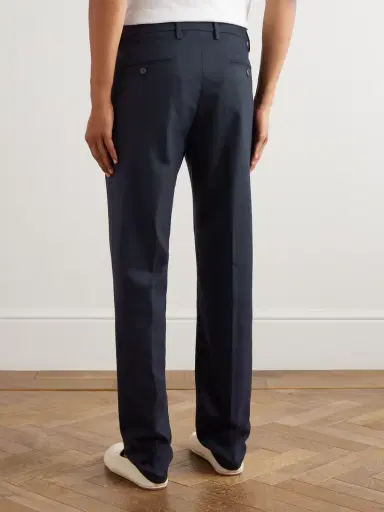 ELEVENTY Straight-Leg Stretch Wool and Cashmere-Blend Trousers - Men | Thumbnail 4 ELEVENTY Straight-Leg Stretch Wool and Cashmere-Blend Trousers - Men | Thumbnail 4