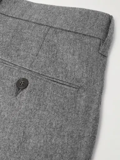 ELEVENTY Straight-Leg Stretch Wool and Cashmere-Blend Trousers - Men | Thumbnail 5 ELEVENTY Straight-Leg Stretch Wool and Cashmere-Blend Trousers - Men | Thumbnail 5