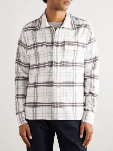 ELEVENTY Checked Cotton Shirt - Men | Thumbnail 3 ELEVENTY Checked Cotton Shirt - Men | Thumbnail 3
