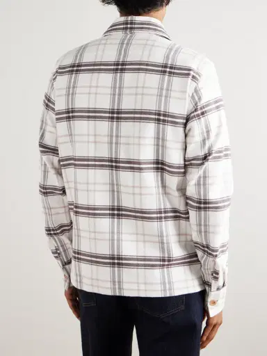 ELEVENTY Checked Cotton Shirt - Men | Thumbnail 4 ELEVENTY Checked Cotton Shirt - Men | Thumbnail 4