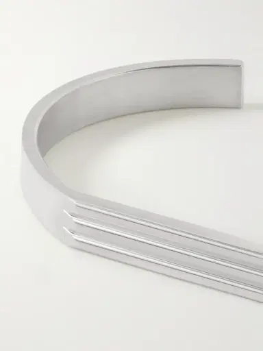 LE GRAMME Godron 21g Recycled Sterling Silver Cuff - Men | Thumbnail 4 LE GRAMME Godron 21g Recycled Sterling Silver Cuff - Men | Thumbnail 4