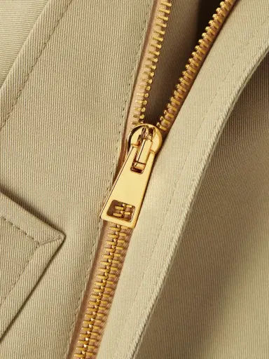 Givenchy Cropped Leather-trimmed Cotton And Wool-blend Twill Jacket | Thumbnail 5 Givenchy Cropped Leather-trimmed Cotton And Wool-blend Twill Jacket | Thumbnail 5