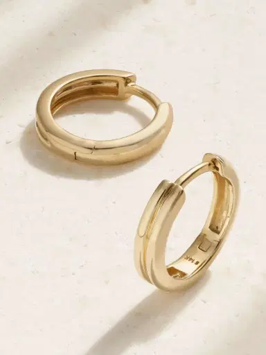 STONE AND STRAND Essential 14-karat Gold Hoop Earrings | Thumbnail 3 STONE AND STRAND Essential 14-karat Gold Hoop Earrings | Thumbnail 3