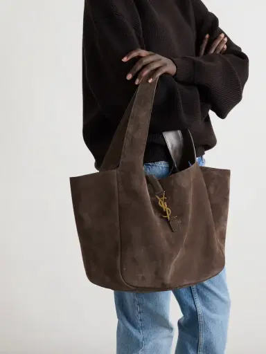Saint Laurent Le 5 À 7 Bea Suede Tote | Thumbnail 2 Saint Laurent Le 5 À 7 Bea Suede Tote | Thumbnail 2
