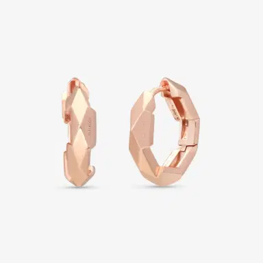 Gucci Gucci Link to Love 18K Rose Gold Hoop Earrings by The Solist | Thumbnail 3 Gucci Gucci Link to Love 18K Rose Gold Hoop Earrings by The Solist | Thumbnail 3
