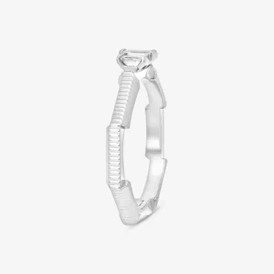 Gucci Gucci Link to Love 18K White Gold & Diamond Solitaire Ring YBC662457001013 - by The Solist | Thumbnail 2 Gucci Gucci Link to Love 18K White Gold & Diamond Solitaire Ring YBC662457001013 - by The Solist | Thumbnail 2