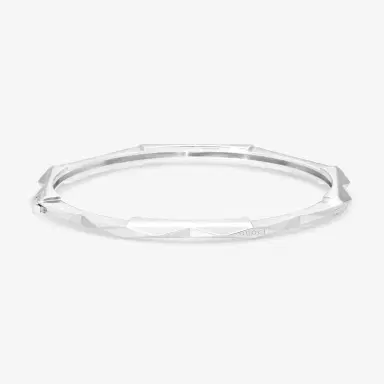 Gucci Gucci Link to Love 18K White Gold Bangle Bracelet YBA662253002016 - M (6.7 by The Solist | Thumbnail 3 Gucci Gucci Link to Love 18K White Gold Bangle Bracelet YBA662253002016 - M (6.7 by The Solist | Thumbnail 3