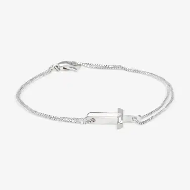 Gucci Gucci Link to Love 18K White Gold Cross Charm Chain Bracelet YBA759354002016 - M (6.7 by The Solist | Thumbnail 2 Gucci Gucci Link to Love 18K White Gold Cross Charm Chain Bracelet YBA759354002016 - M (6.7 by The Solist | Thumbnail 2