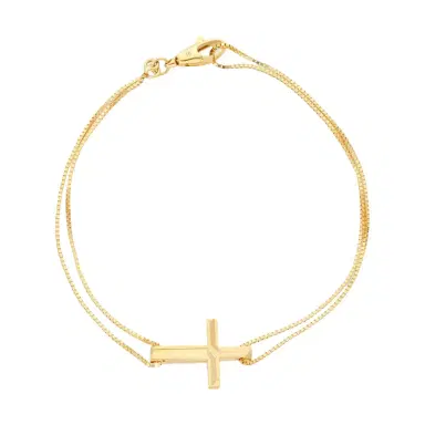 Gucci Gucci Link to Love 18K Yellow Gold Cross Chain Bracelet YBA759354001016 - M (6.7 by The Solist | Thumbnail 1 Gucci Gucci Link to Love 18K Yellow Gold Cross Chain Bracelet YBA759354001016 - M (6.7 by The Solist | Thumbnail 1