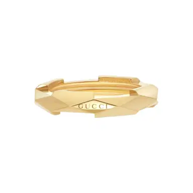 Gucci Gucci Link to Love 18K Yellow Gold Studded Band Ring YBC662177001008 - by The Solist | Thumbnail 1 Gucci Gucci Link to Love 18K Yellow Gold Studded Band Ring YBC662177001008 - by The Solist | Thumbnail 1