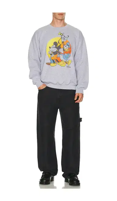 Junk Food Donald And Pals Fleece Sweatshirt | Thumbnail 2 Junk Food Donald And Pals Fleece Sweatshirt | Thumbnail 2