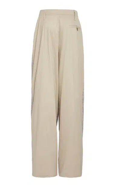 Stella McCartney Crystal-Embellished Cotton-Twill Balloon Pants | Thumbnail 5 Stella McCartney Crystal-Embellished Cotton-Twill Balloon Pants | Thumbnail 5