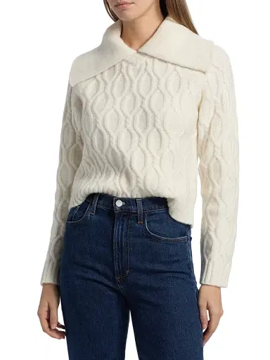 dh New York Women's Tasha Sailor Collar Sweater | Thumbnail 3 dh New York Women's Tasha Sailor Collar Sweater | Thumbnail 3