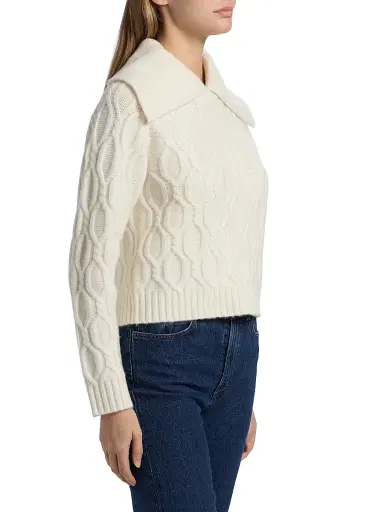dh New York Women's Tasha Sailor Collar Sweater | Thumbnail 4 dh New York Women's Tasha Sailor Collar Sweater | Thumbnail 4