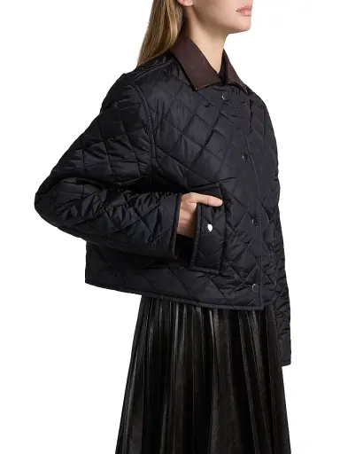 A.L.C. Women's Henri Quilted Boxy Jacket - Maritime Navy | Thumbnail 4 A.L.C. Women's Henri Quilted Boxy Jacket - Maritime Navy | Thumbnail 4