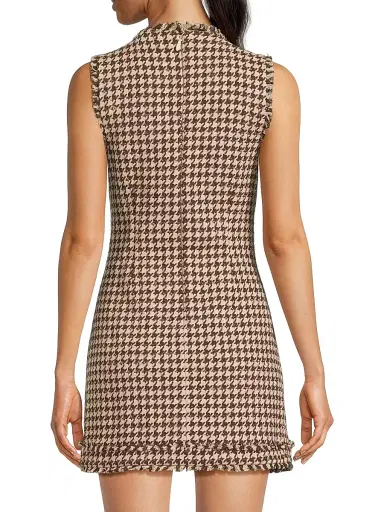 Likely Women's Azalea Houndstooth Minidress - Macchiato Multi | Thumbnail 5 Likely Women's Azalea Houndstooth Minidress - Macchiato Multi | Thumbnail 5