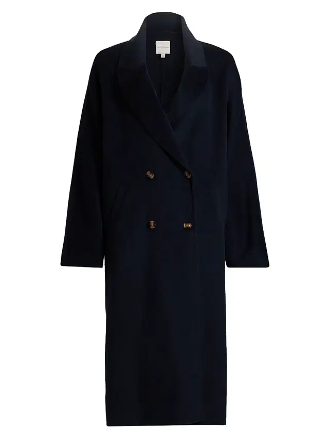Women's The Luca Wool-Blend Coat - Navy Women's The Luca Wool-Blend Coat - Navy