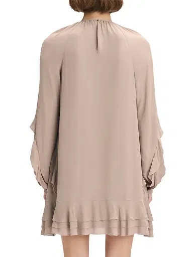 Favorite Daughter Women's The Because of You Ruffled Minidress - Mocha | Thumbnail 5 Favorite Daughter Women's The Because of You Ruffled Minidress - Mocha | Thumbnail 5