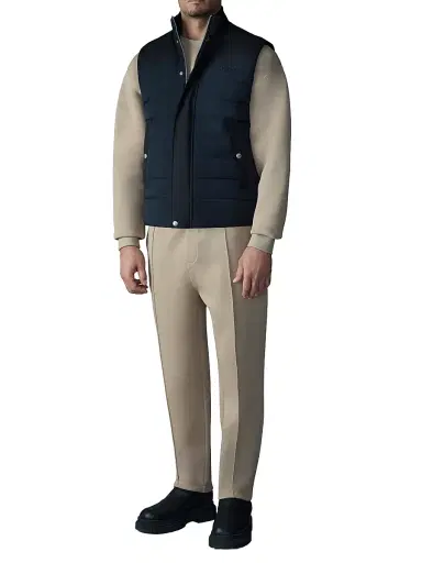 Mackage Men's Brody Quilted Down Vest - Black | Thumbnail 2 Mackage Men's Brody Quilted Down Vest - Black | Thumbnail 2