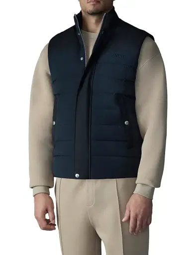 Mackage Men's Brody Quilted Down Vest - Black | Thumbnail 3 Mackage Men's Brody Quilted Down Vest - Black | Thumbnail 3