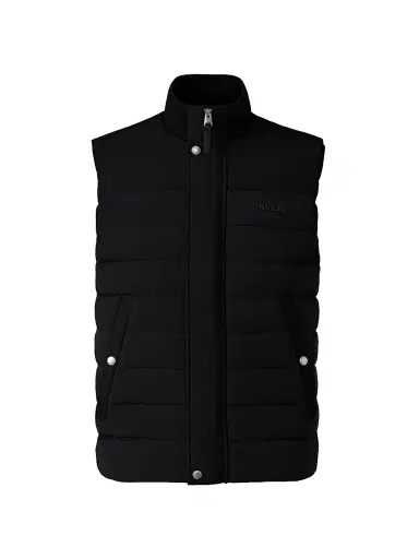 Mackage Men's Brody Quilted Down Vest - Black | Thumbnail 1 Mackage Men's Brody Quilted Down Vest - Black | Thumbnail 1