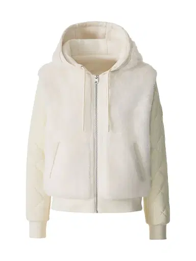 Mackage Women's Gwendal Quilted Faux-Fur Reversible Hoodie | Thumbnail 1 Mackage Women's Gwendal Quilted Faux-Fur Reversible Hoodie | Thumbnail 1