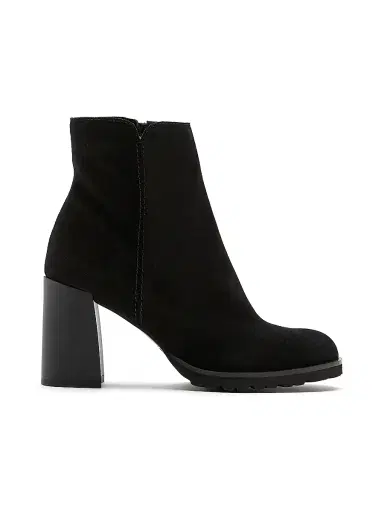 La Canadienne Women's Maggie 85MM Suede Block-Heel Booties - Black Suede - Size 9.5 | Thumbnail 1 La Canadienne Women's Maggie 85MM Suede Block-Heel Booties - Black Suede - Size 9.5 | Thumbnail 1