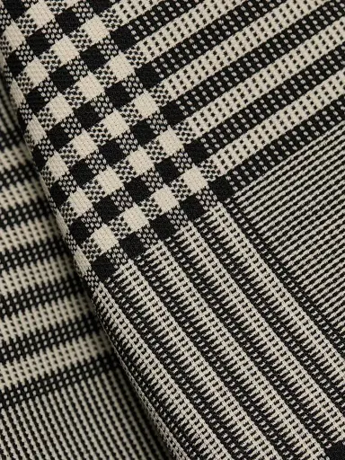 Brandon Maxwell Women's The Sophie Plaid Virgin Wool Minidress - Prince Of Wales Plaid | Thumbnail 7 Brandon Maxwell Women's The Sophie Plaid Virgin Wool Minidress - Prince Of Wales Plaid | Thumbnail 7
