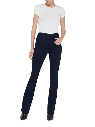 L'AGENCE Women's Ruth Stretch High-Rise Straight-Leg Jeans - Metro | Thumbnail 2 L'AGENCE Women's Ruth Stretch High-Rise Straight-Leg Jeans - Metro | Thumbnail 2