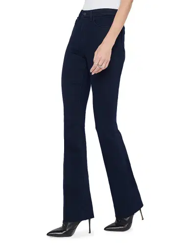 L'AGENCE Women's Ruth Stretch High-Rise Straight-Leg Jeans - Metro | Thumbnail 4 L'AGENCE Women's Ruth Stretch High-Rise Straight-Leg Jeans - Metro | Thumbnail 4