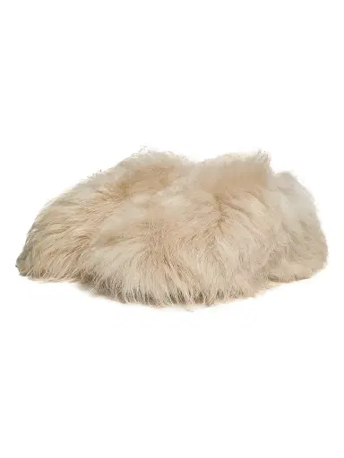Moncler Women's Snug Flats in Shearling - Light Beige | Thumbnail 2 Moncler Women's Snug Flats in Shearling - Light Beige | Thumbnail 2