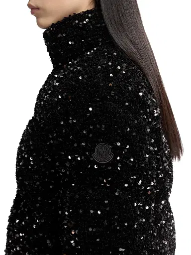Moncler Women's Louvi Puffer Jacket - Black | Thumbnail 4 Moncler Women's Louvi Puffer Jacket - Black | Thumbnail 4
