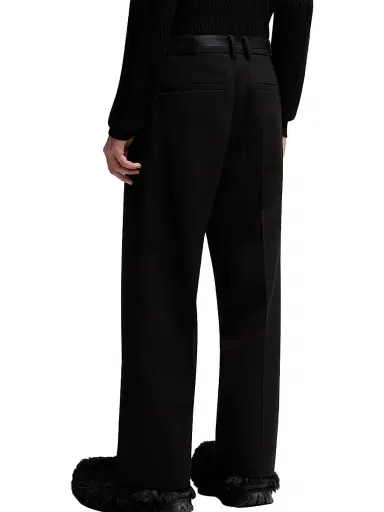 Moncler Men's Pants in Twill - Black | Thumbnail 3 Moncler Men's Pants in Twill - Black | Thumbnail 3