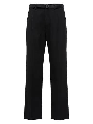 Moncler Men's Pants in Twill - Black | Thumbnail 1 Moncler Men's Pants in Twill - Black | Thumbnail 1
