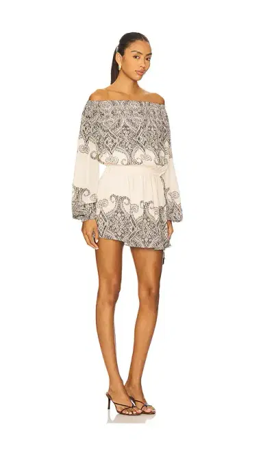 HEMANT AND NANDITA Slip On Mini Dress | Thumbnail 2 HEMANT AND NANDITA Slip On Mini Dress | Thumbnail 2