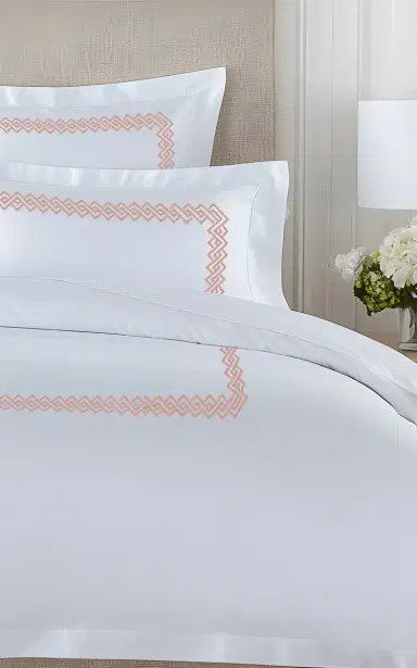 THE LINO Romano Cotton Percal Queen Duvet - Pink | Thumbnail 2 THE LINO Romano Cotton Percal Queen Duvet - Pink | Thumbnail 2