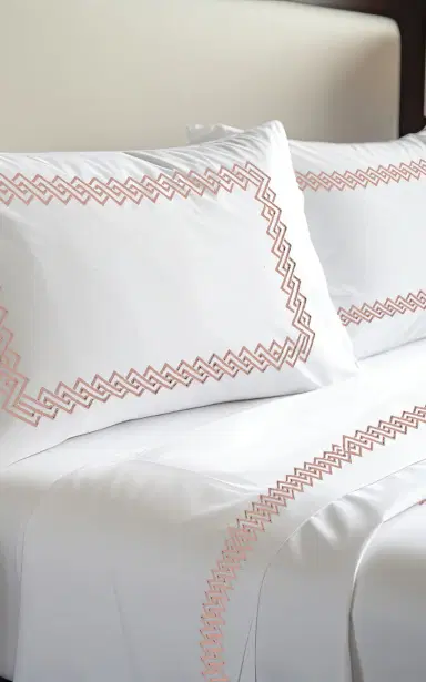 THE LINO Romano Cotton Percal Queen Duvet - Pink | Thumbnail 5 THE LINO Romano Cotton Percal Queen Duvet - Pink | Thumbnail 5